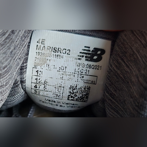 Sz 13 Men's 4E Wide NEW BALANCE FRESH FOAM ARISHI V2 Magnet/Grey - Picture 8 of 8